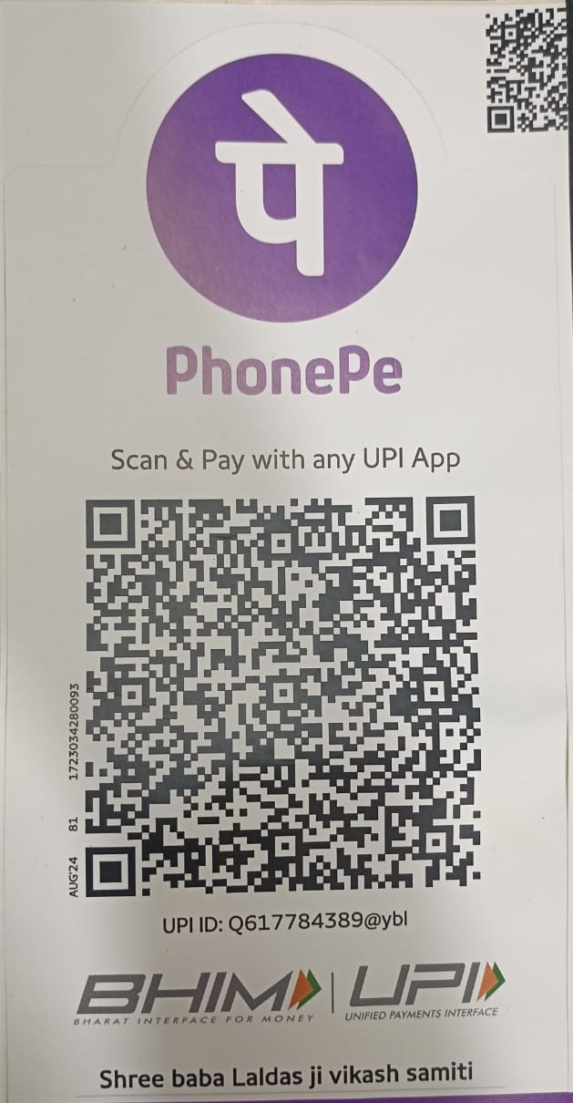 Donate sharepur mandir 